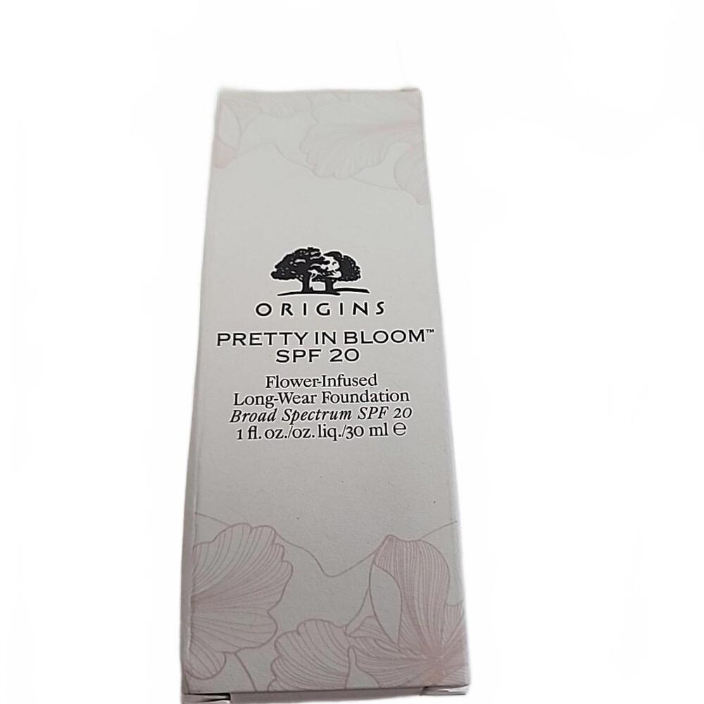 ORIGINS PRETTY IN BLOOM SPF20 Long Wear Foundation Shade 610 Deep Neutral
